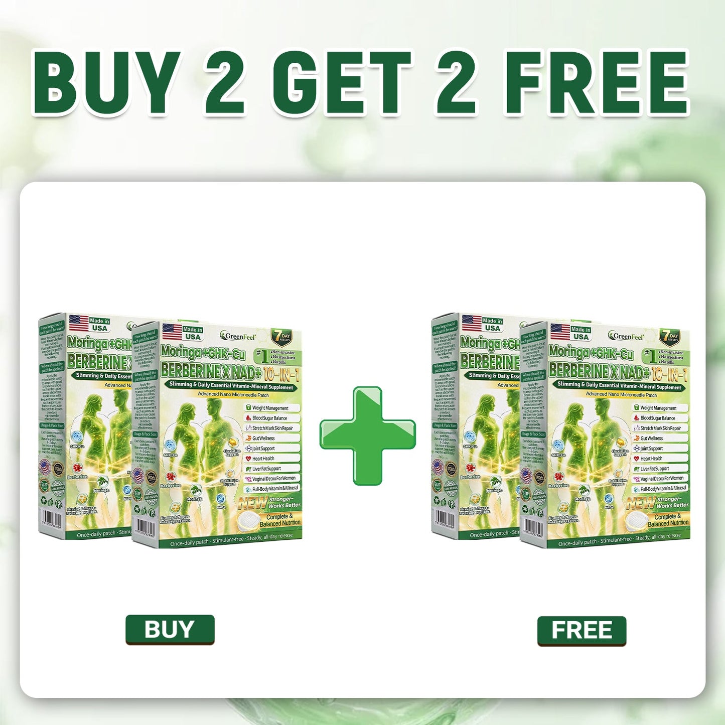 𝑶𝒇𝒇𝒊𝒄𝒊𝒂𝒍 𝑺𝒕𝒐𝒓𝒆 | 𝐍𝐞𝐰!🍀🍀𝐆𝐫𝐞𝐞𝐧𝐅𝐞𝐞𝐥® 𝐌𝐨𝐫𝐢𝐧𝐠𝐚 × 𝐁𝐞𝐫𝐛𝐞𝐫𝐢𝐧𝐞 × 𝐍𝐀𝐃+ 𝟏𝟎-𝐢𝐧-𝟏 𝐍𝐚𝐧𝐨 𝐌𝐢𝐜𝐫𝐨𝐧𝐞𝐞𝐝𝐥𝐞 𝐍𝐮𝐭𝐫𝐢𝐭𝐢𝐨𝐧 𝐏𝐚𝐭𝐜𝐡 🇺🇸 (𝐉𝐮𝐬𝐭 𝐨𝐧𝐜𝐞 𝐚 𝐝𝐚𝐲, 𝐯𝐢𝐬𝐢𝐛𝐥𝐞 𝐜𝐡𝐚𝐧𝐠𝐞𝐬 𝐢𝐧 𝟕 𝐝𝐚𝐲𝐬）𝘽𝙚𝙧𝙗𝙚𝙧𝙞𝙣𝙚 + 𝙈𝙤𝙧𝙞𝙣𝙜𝙖 𝙁𝙤𝙧𝙢𝙪𝙡𝙖 ✅ 𝐅𝐨𝐫 𝐨𝐛𝐞𝐬𝐢𝐭𝐲, 𝗟𝗼𝗼𝘀𝗲 𝘀𝗸𝗶𝗻,𝐝𝐢𝐚𝐛𝐞𝐭𝐞𝐬, 𝐬𝐥𝐞𝐞𝐩 𝐚𝐩𝐧𝐞𝐚, 𝐣𝐨𝐢𝐧𝐭 𝐢𝐬𝐬𝐮𝐞𝐬, 𝐚𝐧𝐝 𝐦𝐨𝐫𝐞💯💯